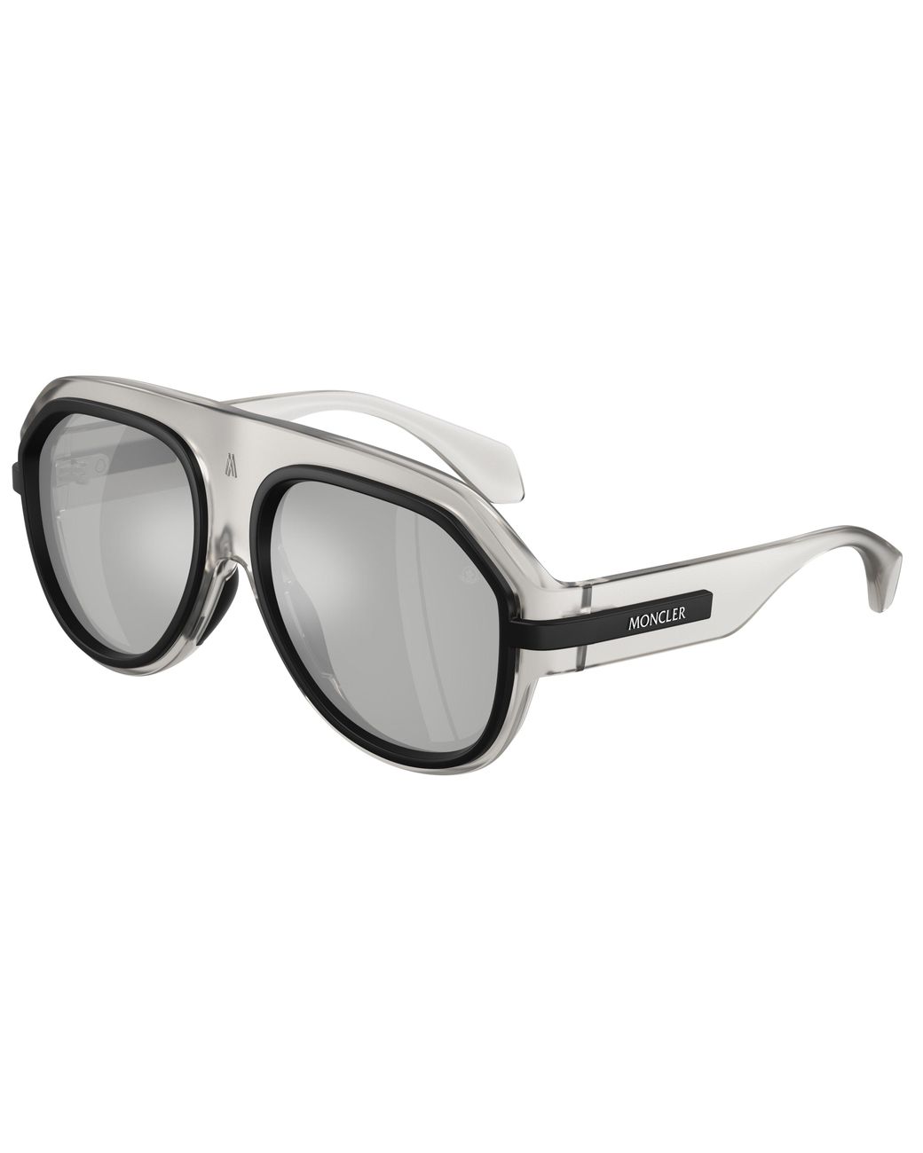 Moncler Black Me8012U Fynder 50078V Sunglasses Injected Pilot Normal