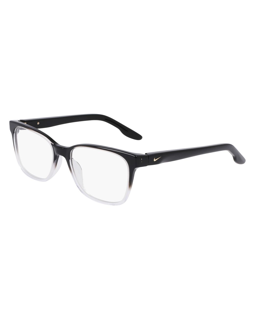 Nike Black 7177 010 Optical Frames Acetate Squared Normal