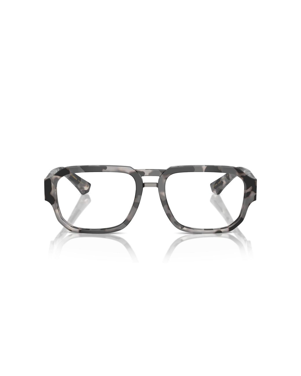 Dolce & Gabbana Black Dg3389 3435 Optical Frames Acetate Transparent Pilot Normal for men
