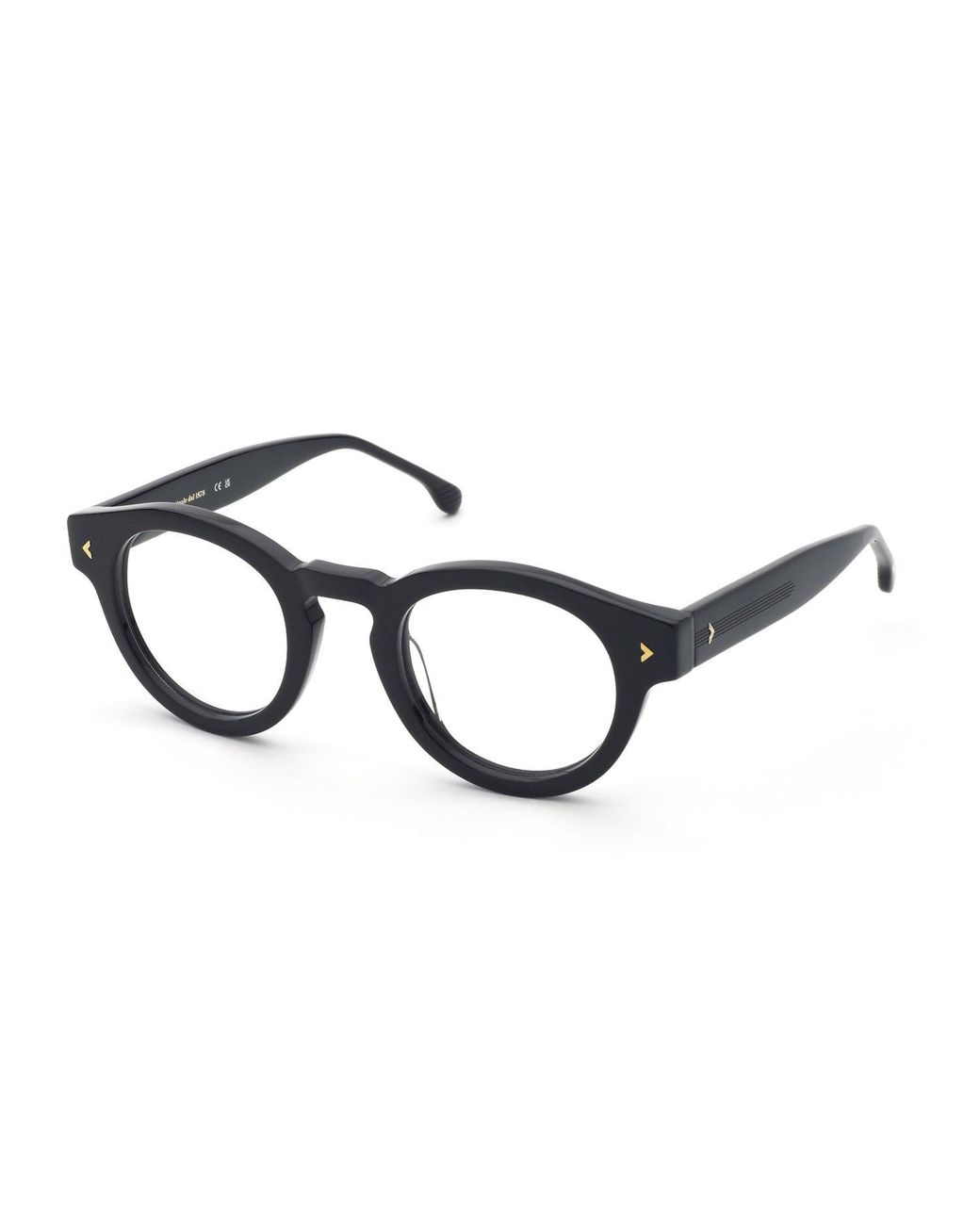 Lozza Black Vl4375 Elba 2 700Y Optical Frames Acetate Pantos for men