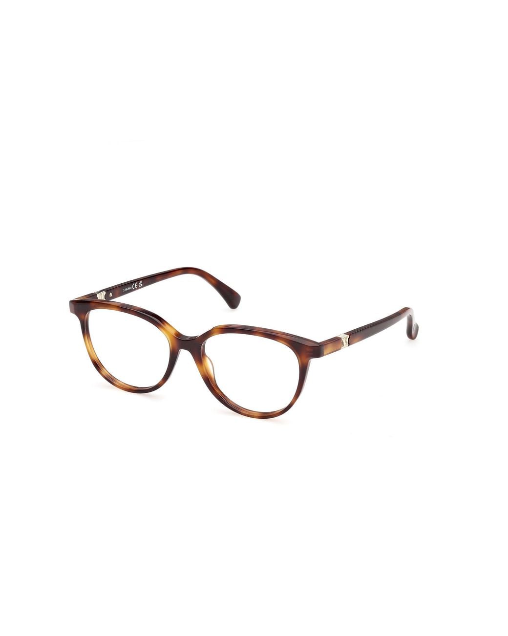 Max Mara Black Mm5262 52 Optical Frames Acetate Round Normal