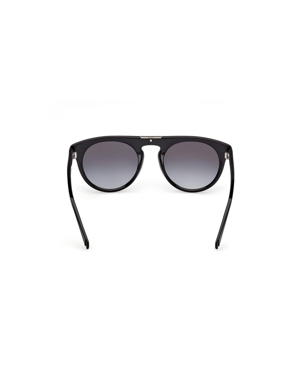 Guess Black Gu00275 01B Sunglasses Injected Smoke Round Normal for men