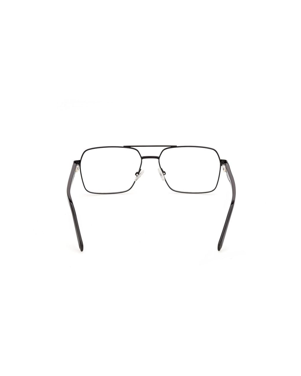 Guess Black Gu50449 1 Optical Frames Metal Squared Normal for men