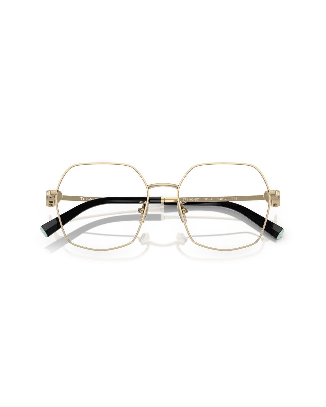Tiffany & Co Black Tf1165Bd 6021 Optical Frames Steel Geometric Normal