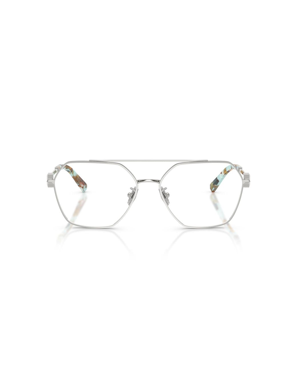 Tiffany & Co Black Tf1169 6001 Optical Frames Steel Geometric Normal