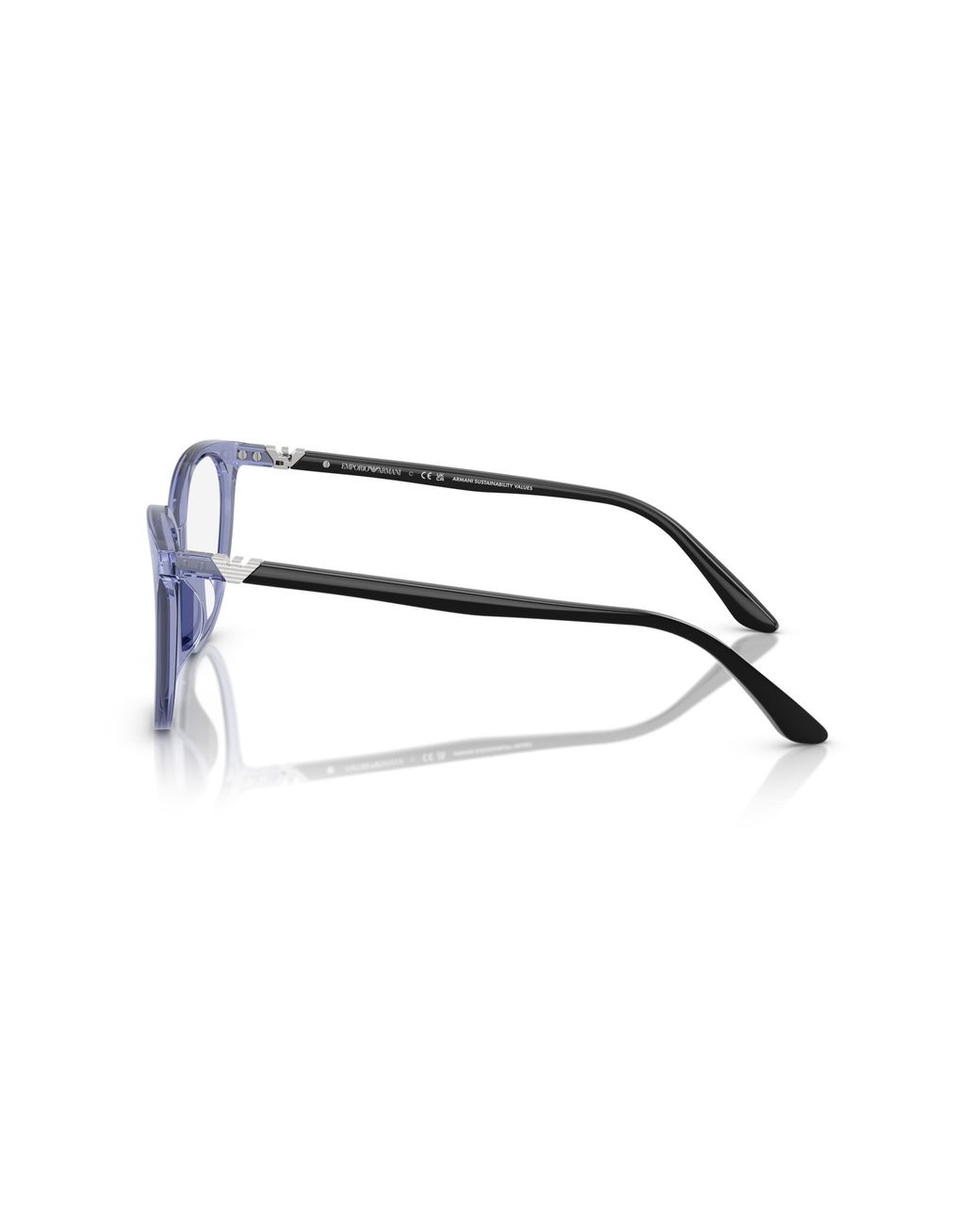 Emporio Armani Black Ea3249U 6200 Optical Frames Acetate Cat Eye Normal