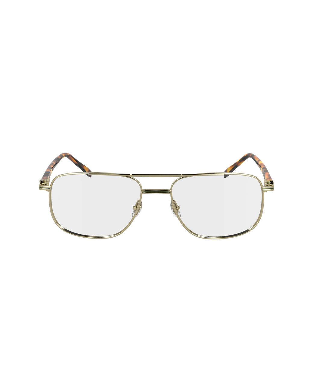 Lacoste Black L2302 714 Optical Frames Metal Squared Normal for men