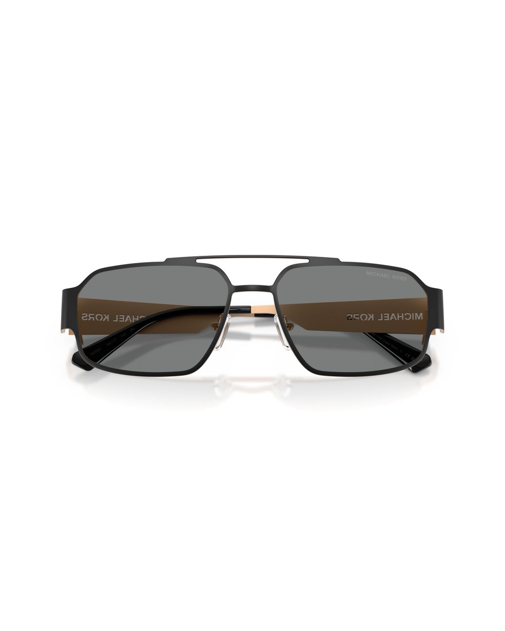 Michael Kors Black Mk1182 Cape Town 100587 Sunglasses Metal Squared Normal for men