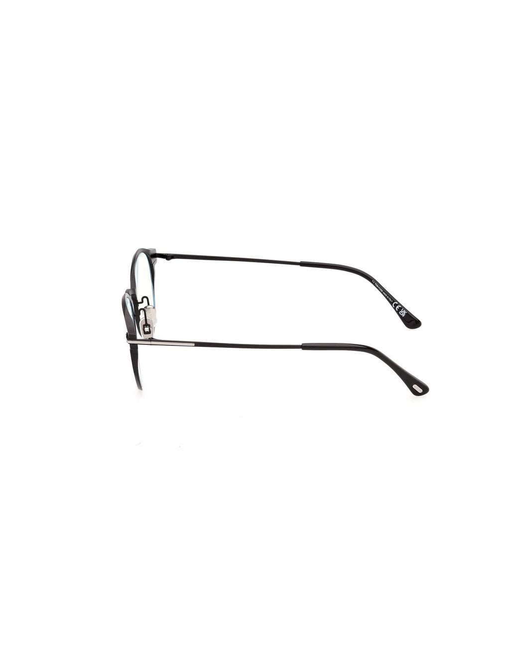 Tom Ford Black Ft6188-B 5 Optical Frames Metal Round Normal for men