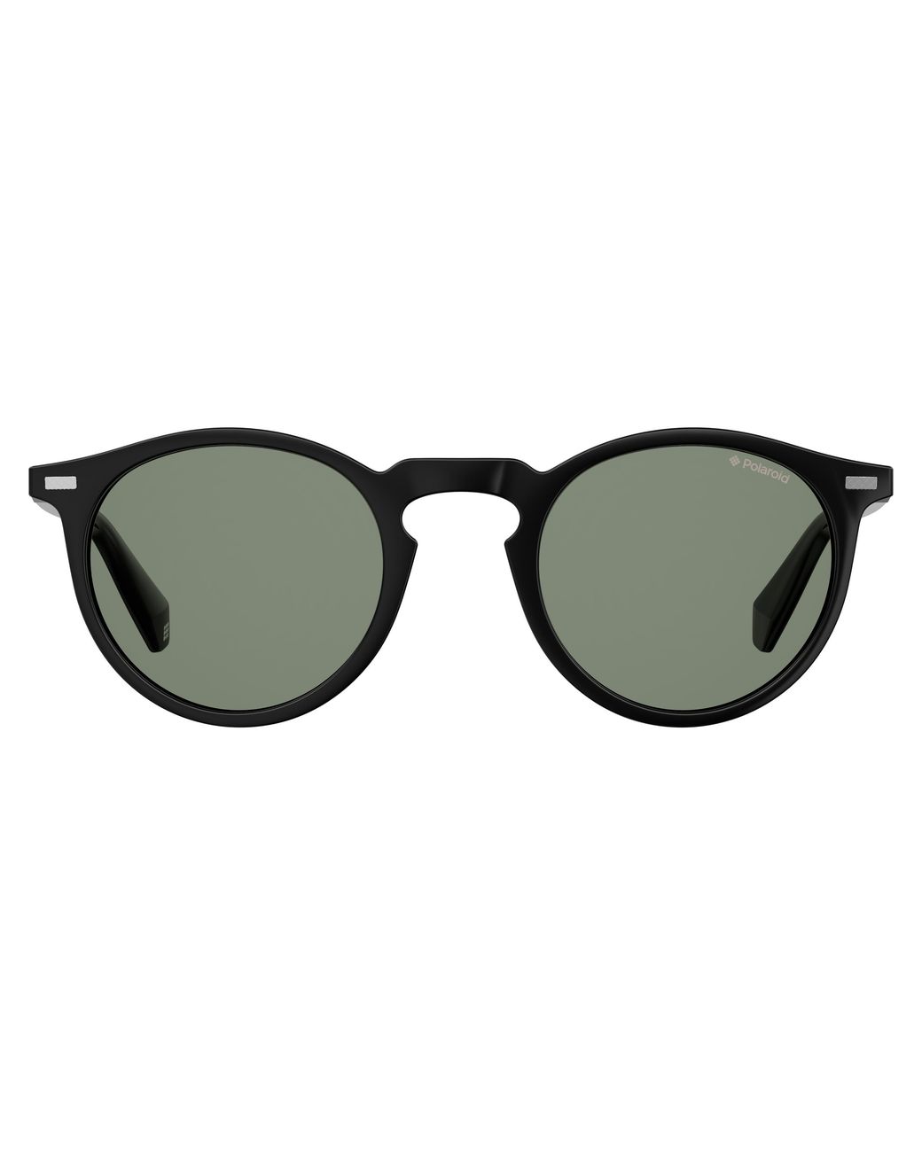 Polaroid Black Pld 2086/S 807/Uc Sunglasses Plastic Round Polarized for men