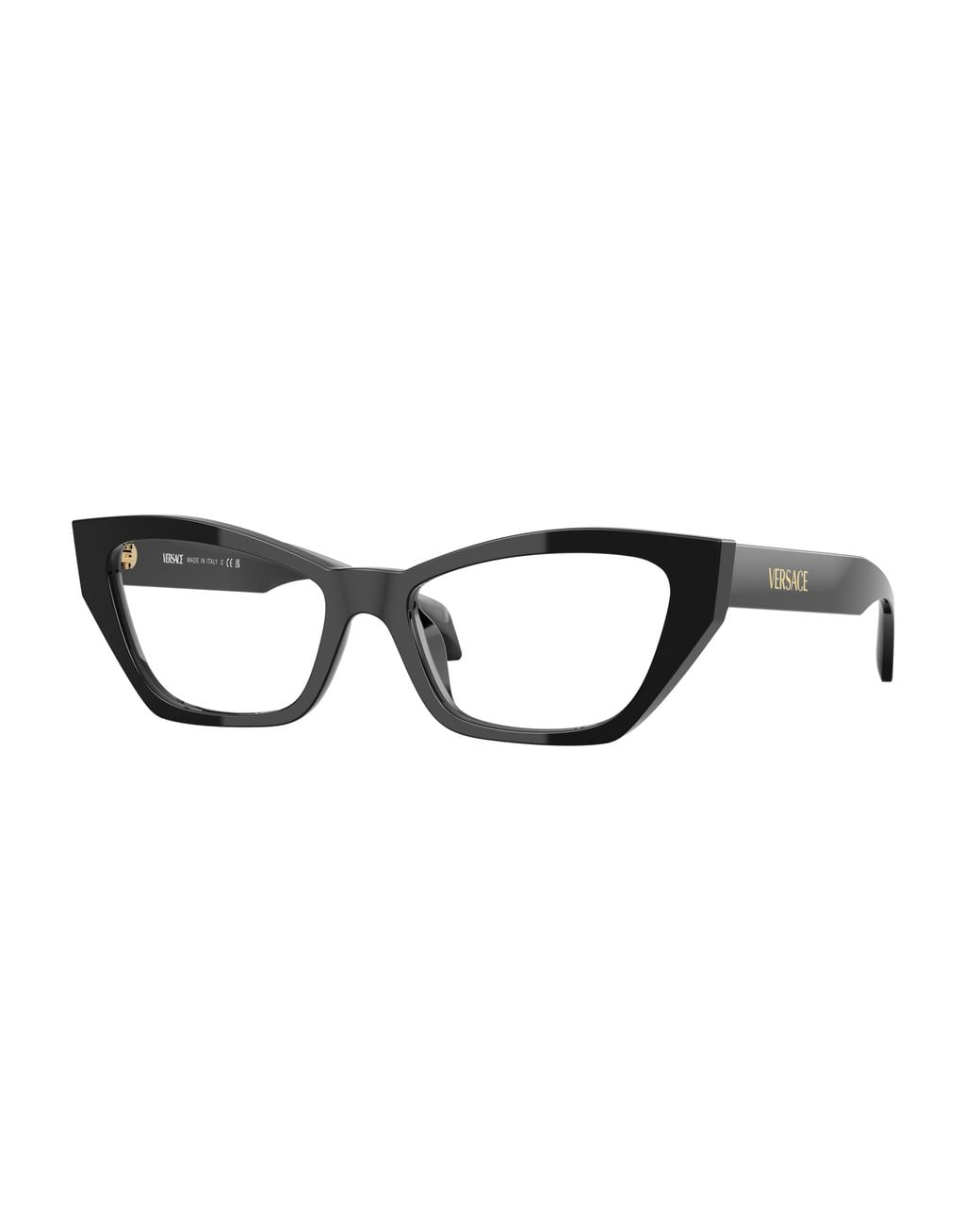 Versace Black Ve3373U Gb1 Optical Frames Acetate Cat Eye Normal