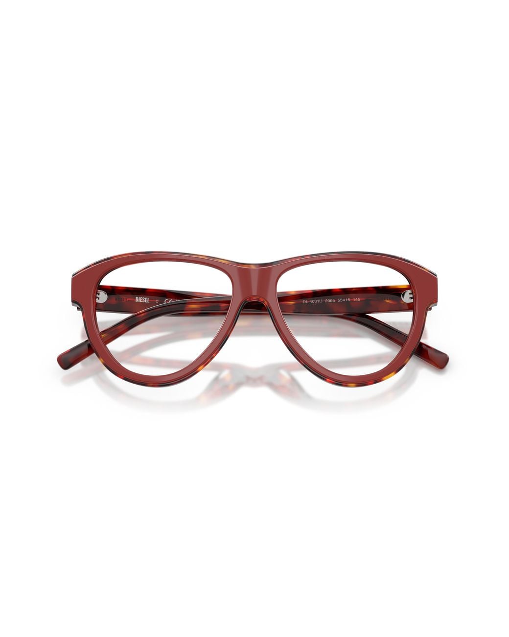 DIESEL Black Dl4031U 2065 Optical Frames Acetate Transparent Pilot Normal