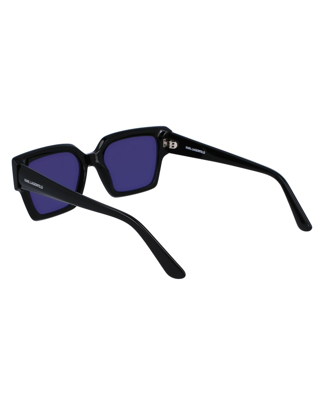 Karl Lagerfeld Black Kl6089S 001 Sunglasses Acetate Smoke Squared Normal Photochromatic for men