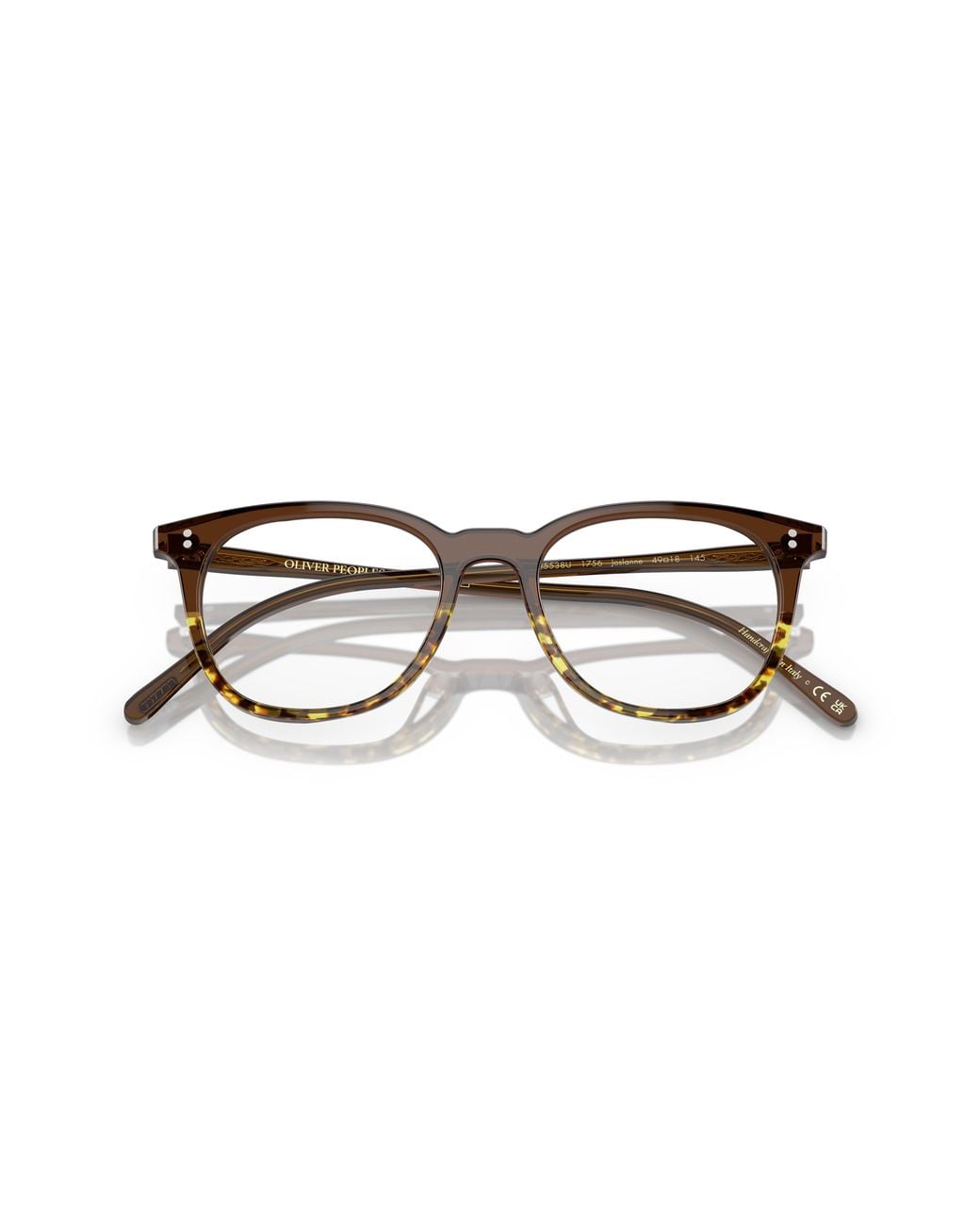 Oliver Peoples Black Ov5538U Josianne 1756 Optical Frames Acetate Transparent Pillow Normal