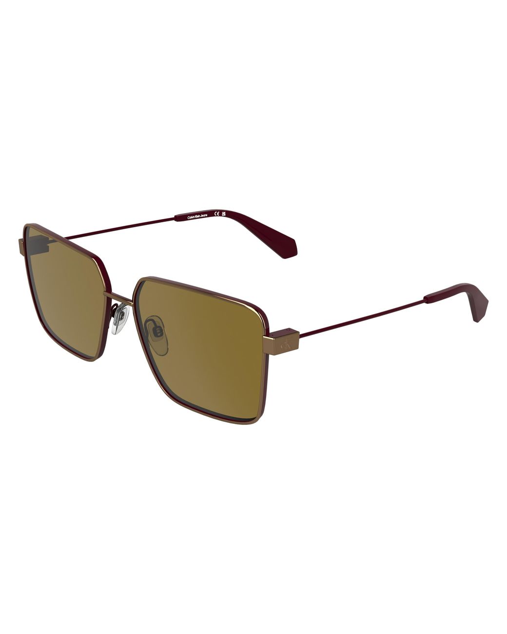 Calvin Klein Black Ckj26201S 705 Sunglasses Metal Squared Normal