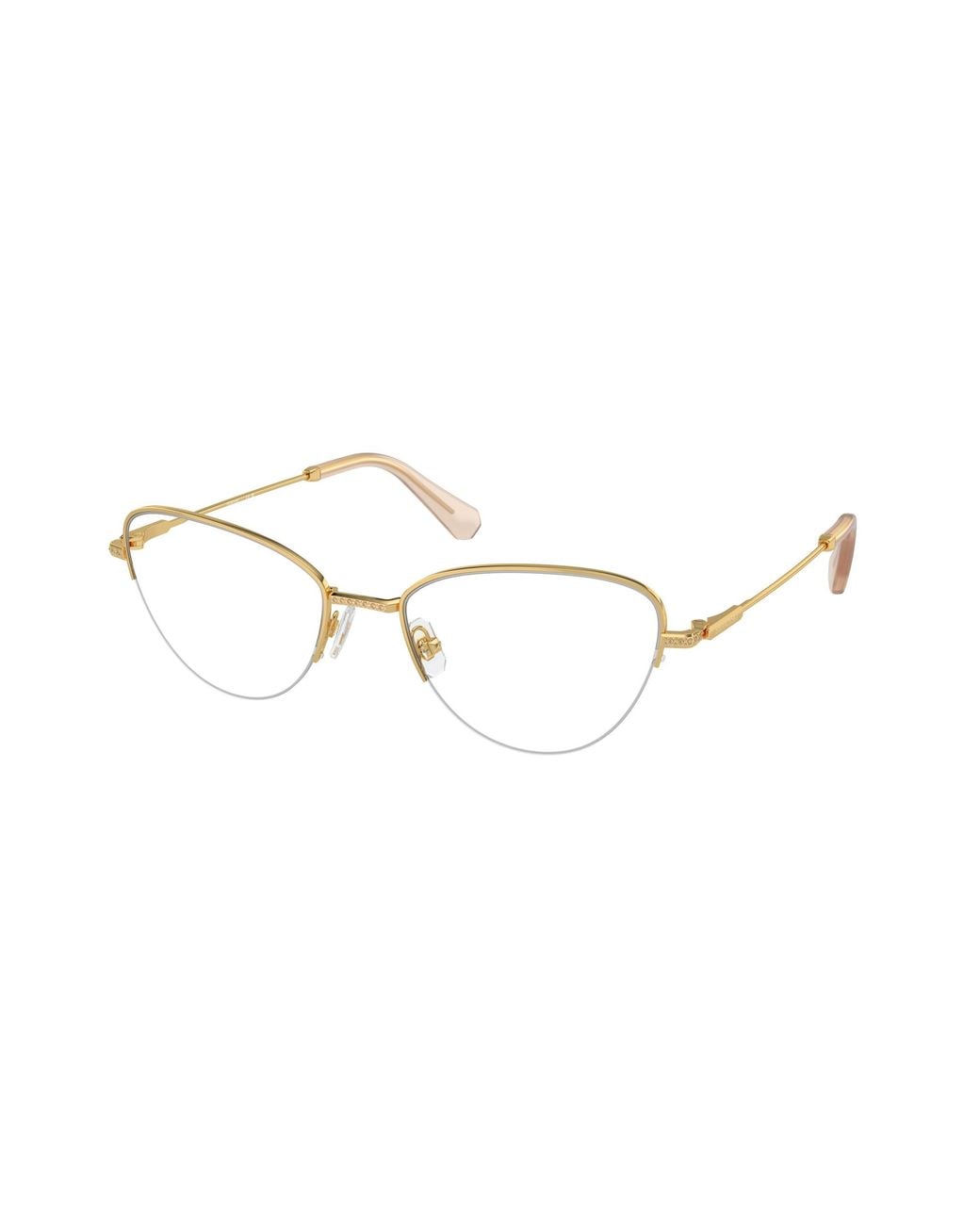 Swarovski Black Sk1010 4004 Optical Frames Metal Transparent Cat Eye Normal