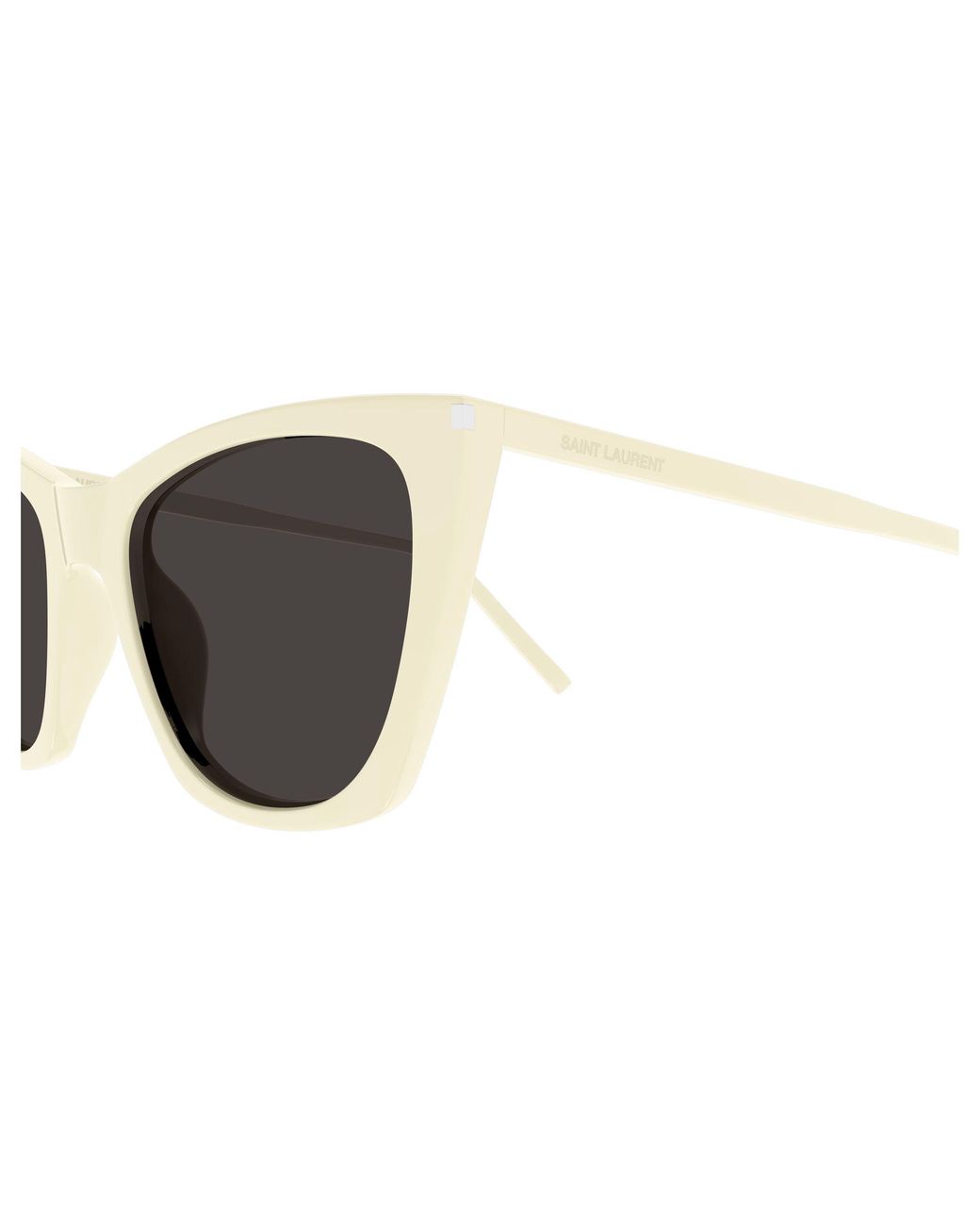 Saint Laurent Black Sl 214 Kate Thin 005 Sunglasses Acetate Cat Eye