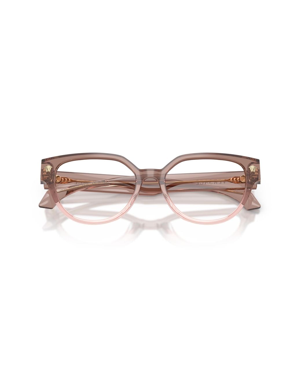 Versace Black Ve3394D 5435 Optical Frames Acetate Transparent Cat Eye Normal