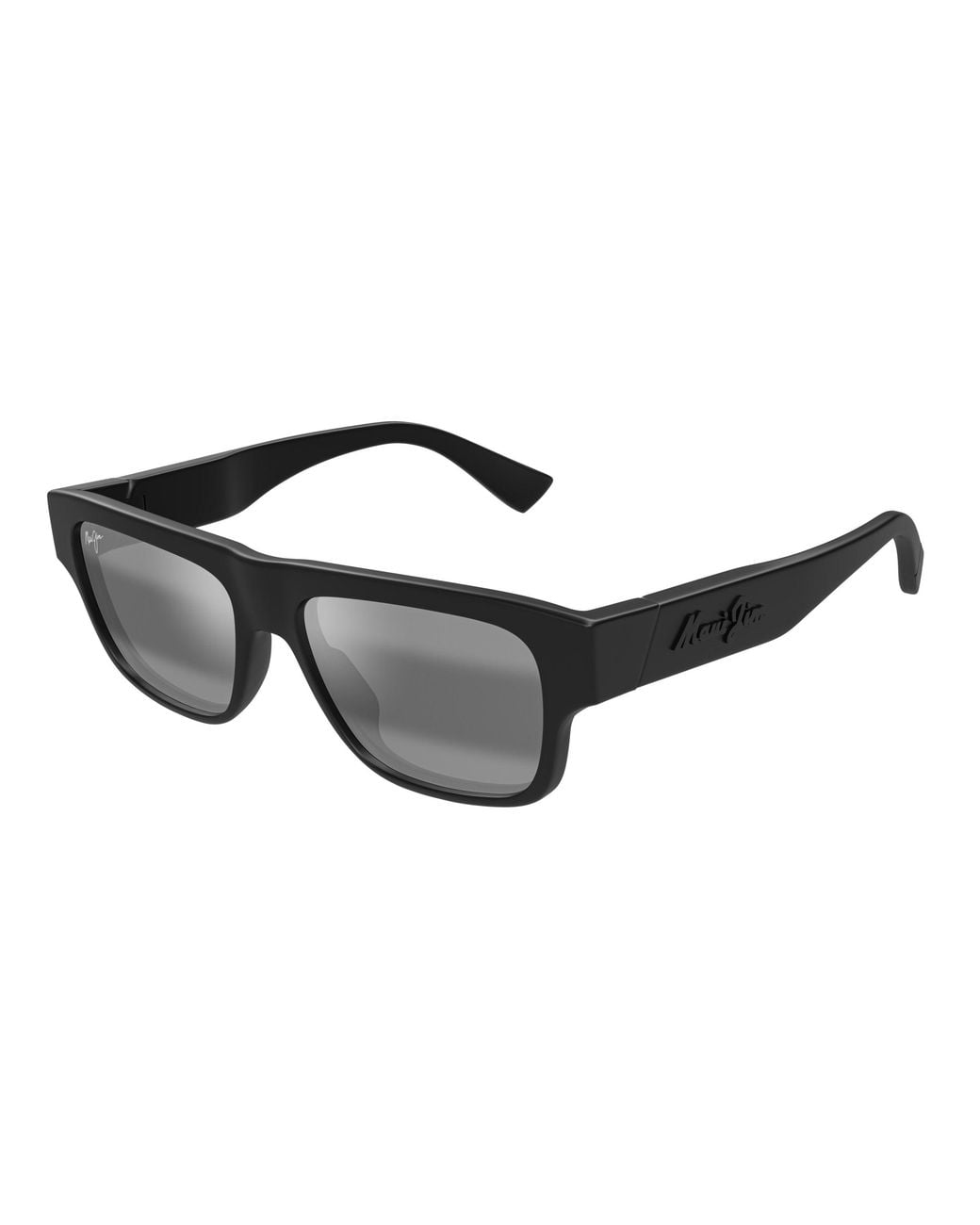 Maui Jim Black Mj0638S 001 Occhiali Da Sole Bio-Iniettato Grigio Squadrata