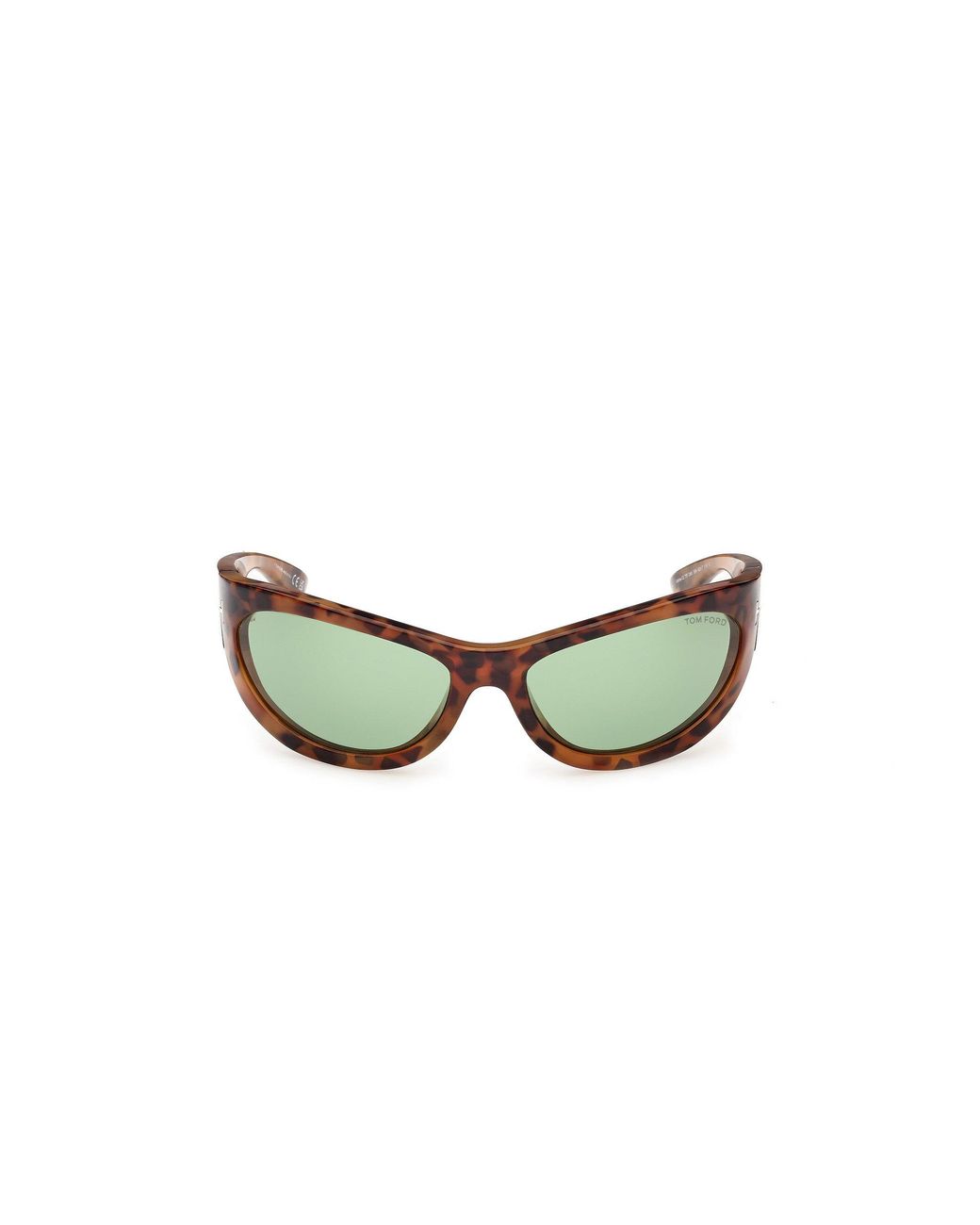Tom Ford Black Ft1365 Leona-02 55N Sunglasses Injected Cat Eye Normal