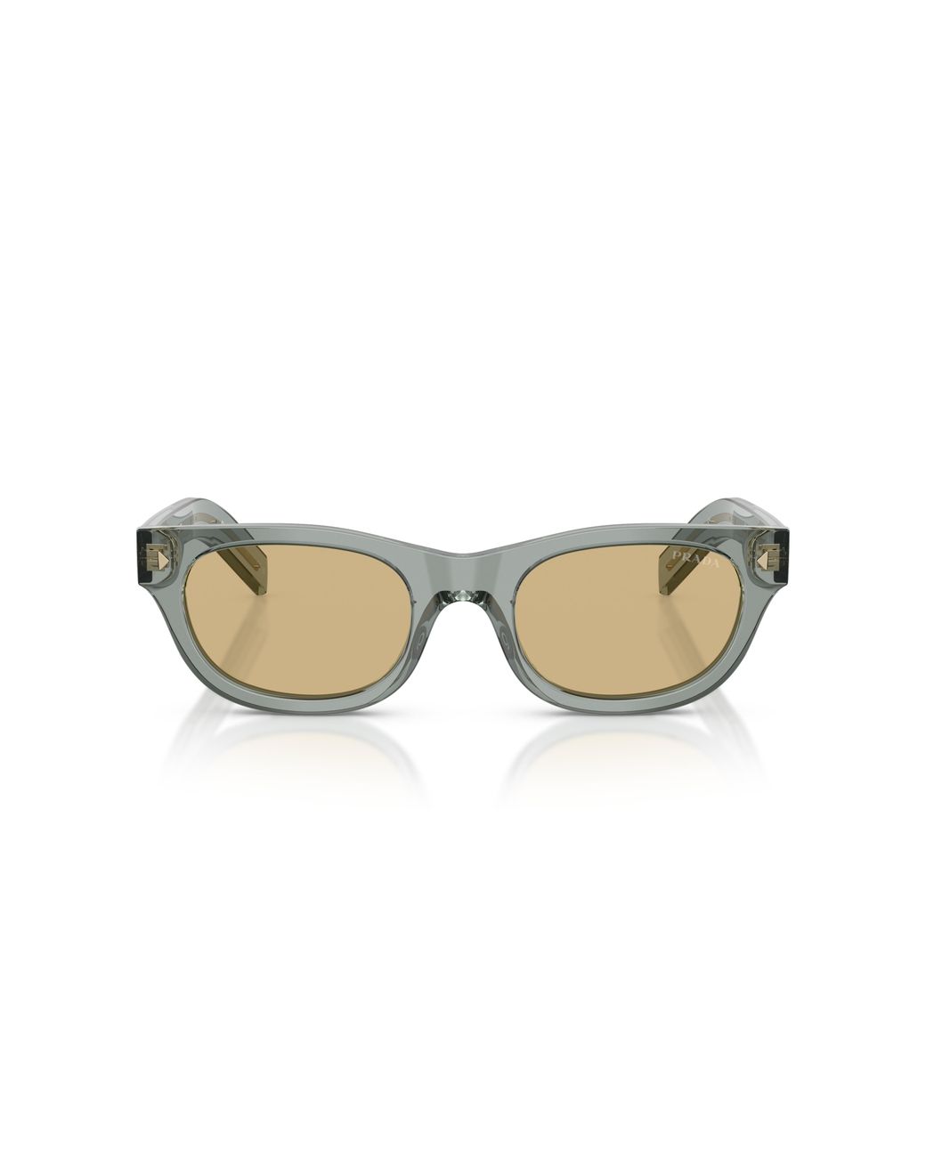 Prada Black Pr C09S 21J70R Sunglasses Acetate Cat Eye Normal for men