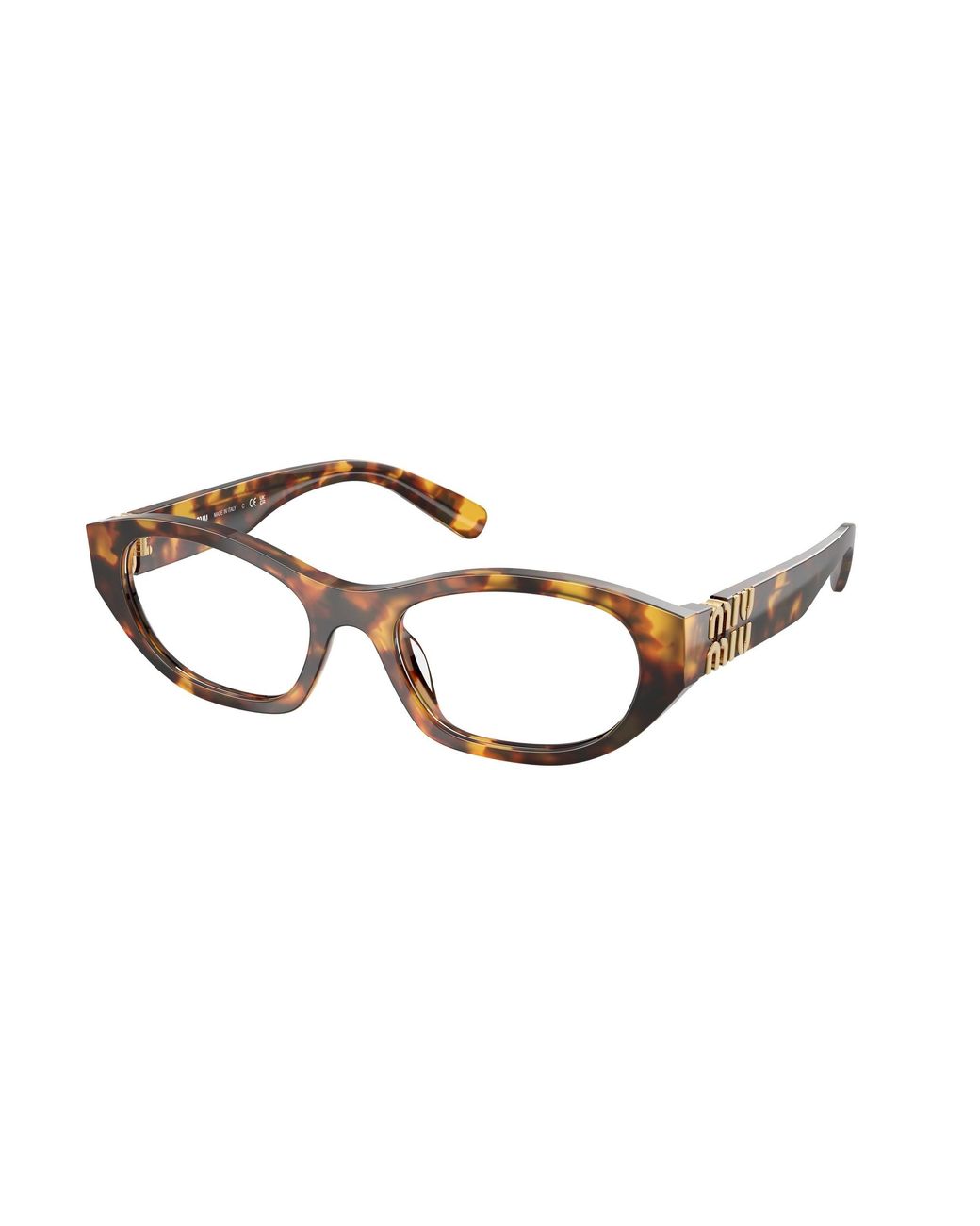 Miu Miu Black Mu 03Wv 14L1O1 Optical Frames Acetate Geometric Normal