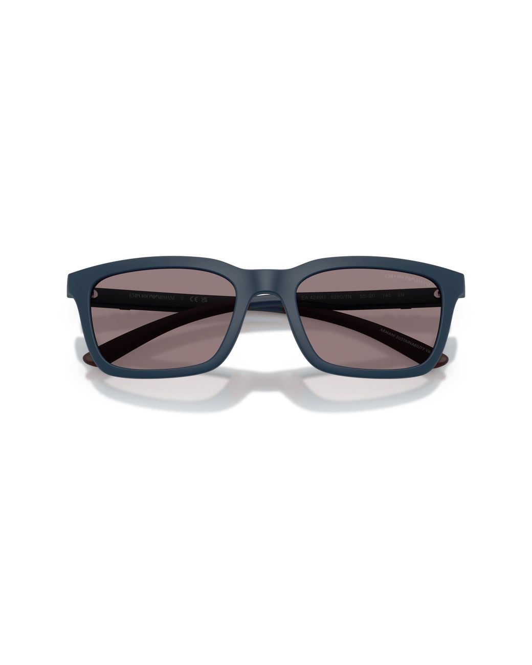 Emporio Armani Black Ea4249U 62607N Sunglasses Injected Squared Normal for men