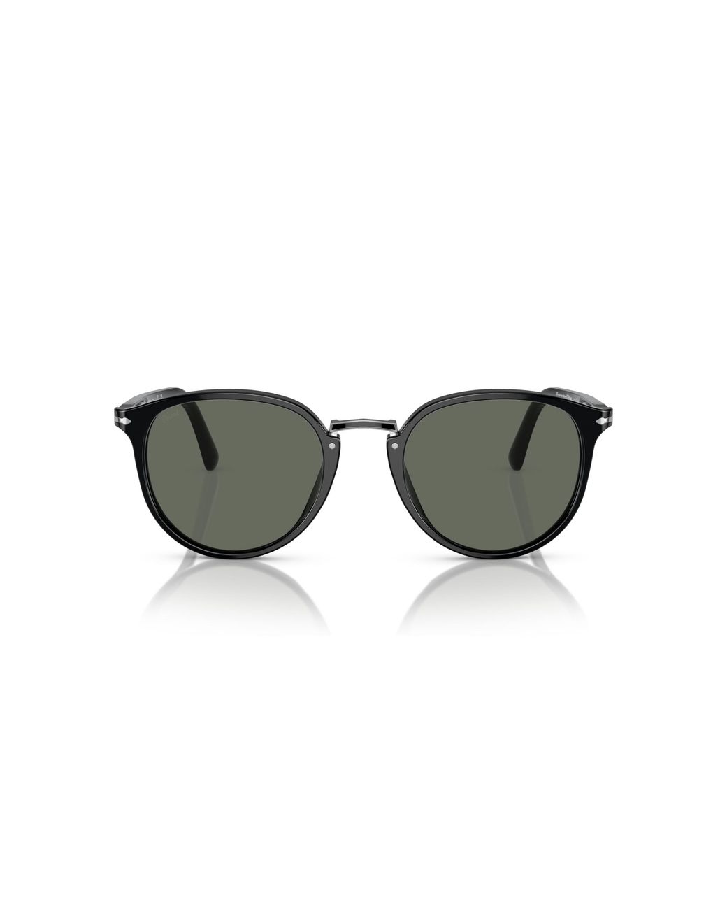 Persol Black Po3210S 95/31 Sunglasses Acetate Round Normal for men