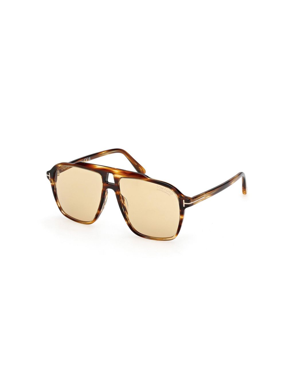 Tom Ford Black Ft1209 Autari 56E Sunglasses Acetate Squared Photochromatic for men