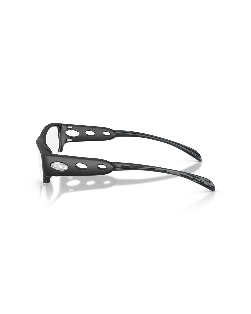 DIESEL Black Dl6009U 2002 Optical Frames Injected Transparent Pillow Normal