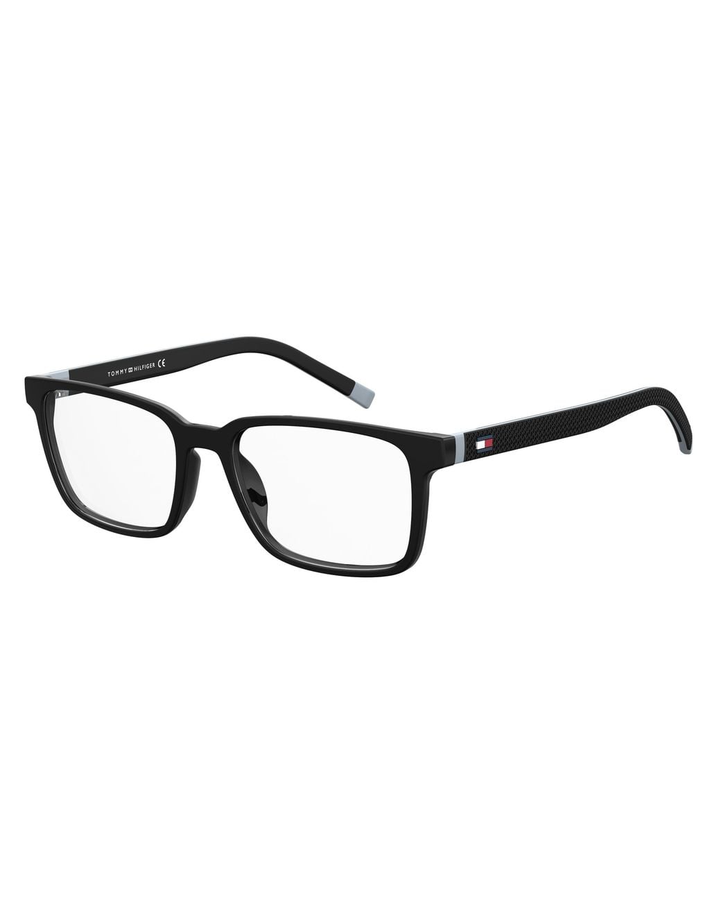 Tommy Hilfiger Black Th 1786 O6W Optical Frames Plastic Squared for men