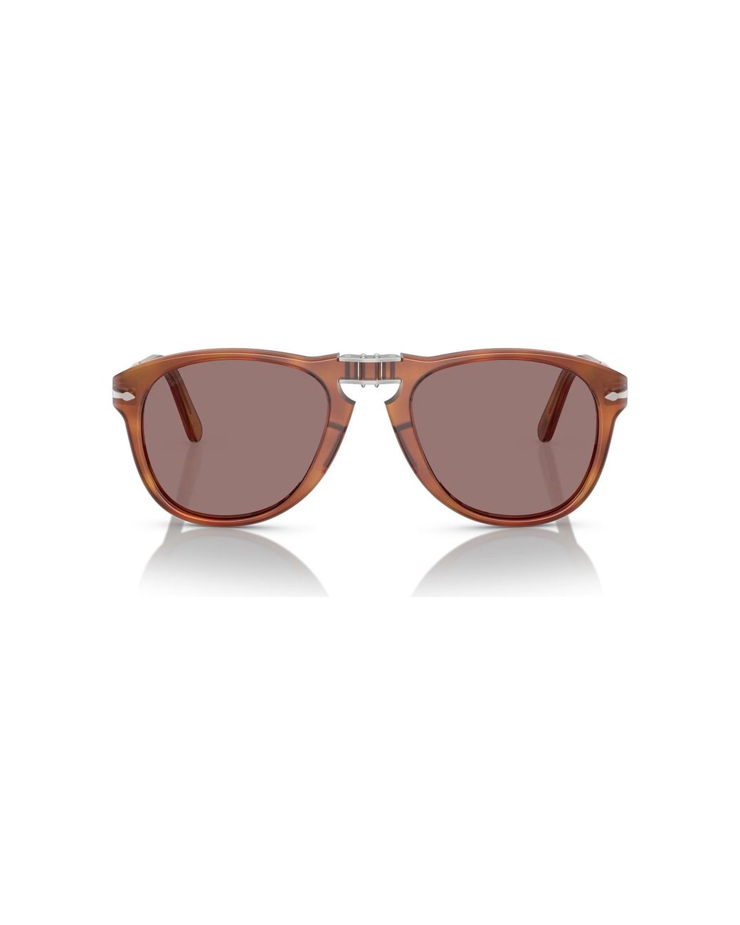 Persol Black Po0714Sm 96/53 Sunglasses Acetate Pilot Normal for men