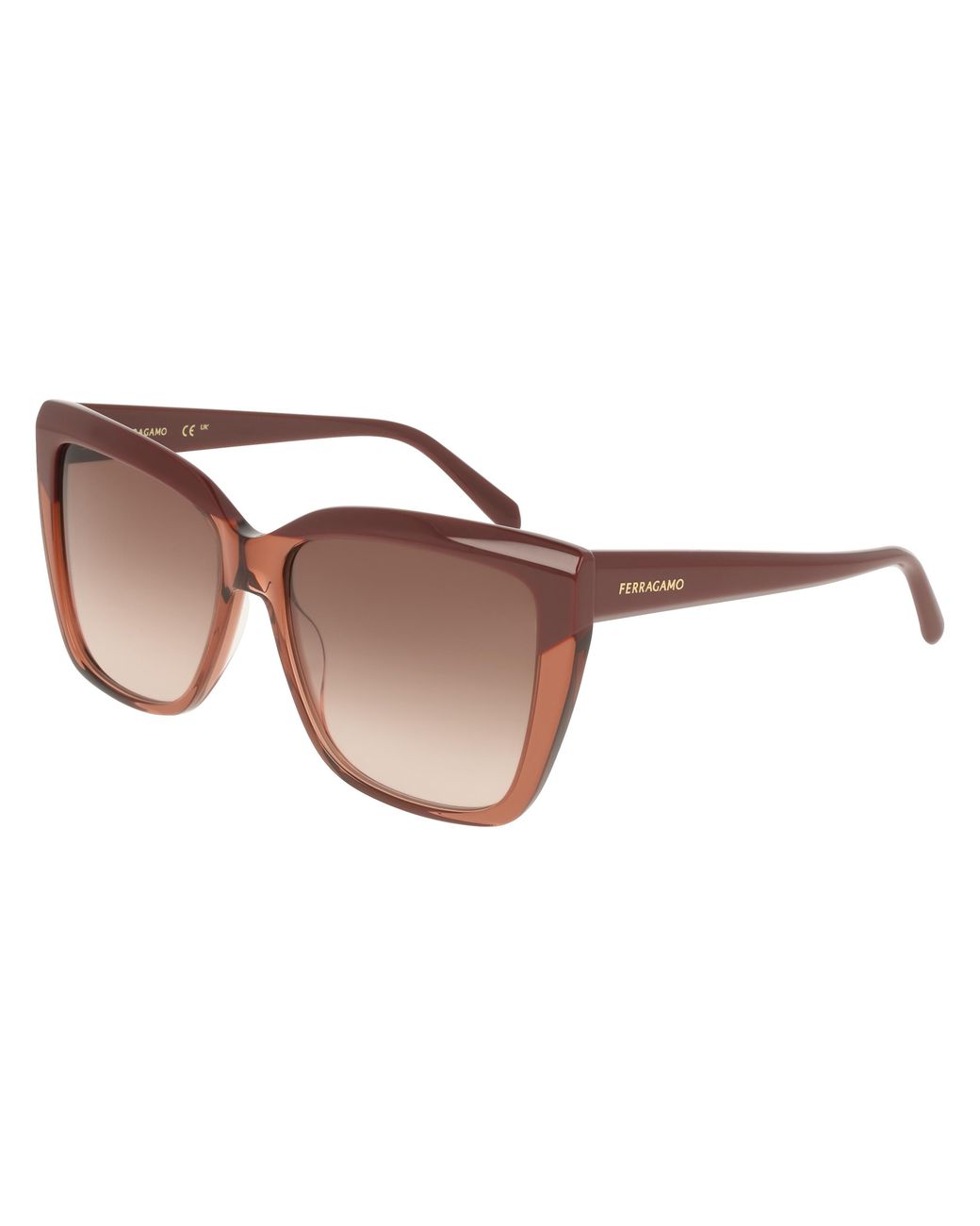 Ferragamo Black Sf1102S 619 Sunglasses Acetate Squared Normal