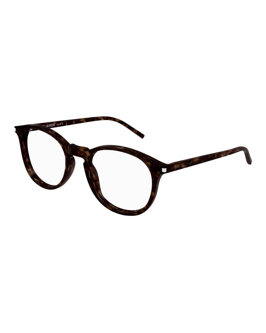 Saint Laurent Black Sl 106 018 Optical Frames Acetate Transparent Round