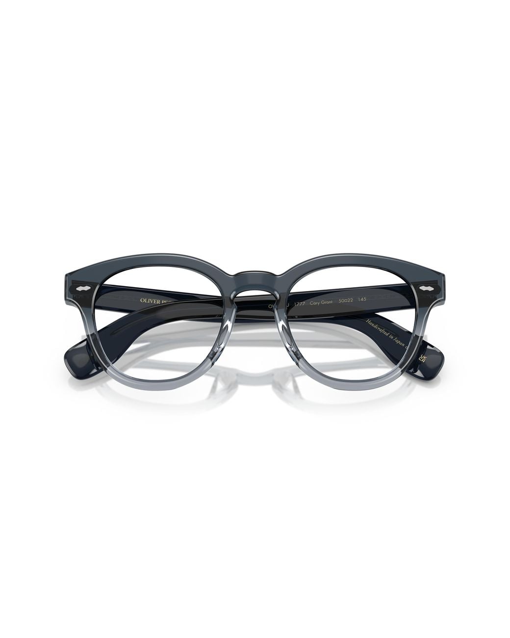 Oliver Peoples Black Ov5413U Cary Grant 1777 Optical Frames Acetate Transparent Round Normal