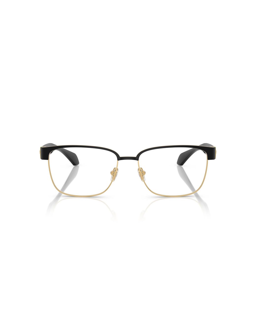Versace Black Ve1306 1436 Optical Frames Metal Pillow Normal for men