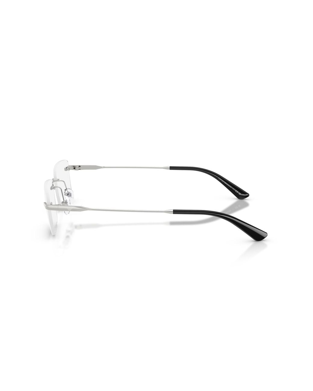 Emporio Armani Black Ea1195Td 3015 Optical Frames Titanium Transparent Squared Normal for men