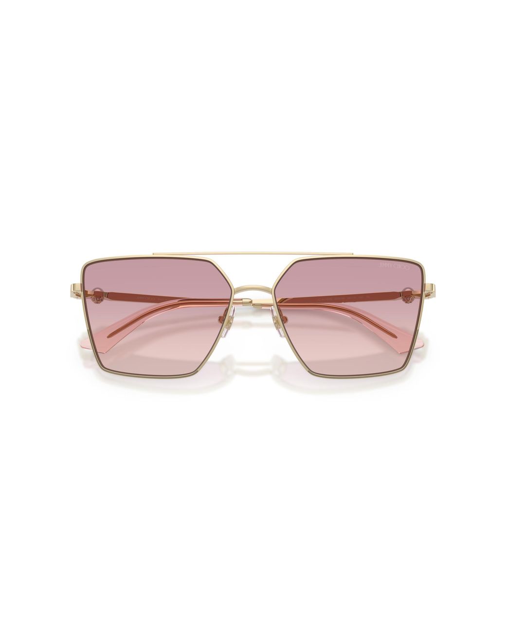 Jimmy Choo Black Jc4016Hb 300668 Sunglasses Metal Squared Normal Shaded
