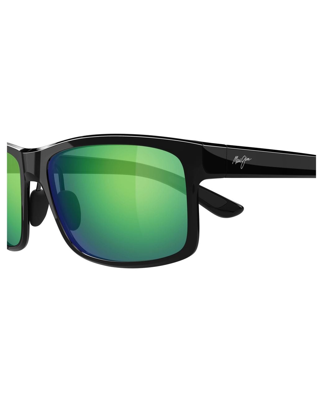 Maui Jim Green Mj0439S 014 Occhiali Da Sole Bio-Iniettato Verde Squadrata