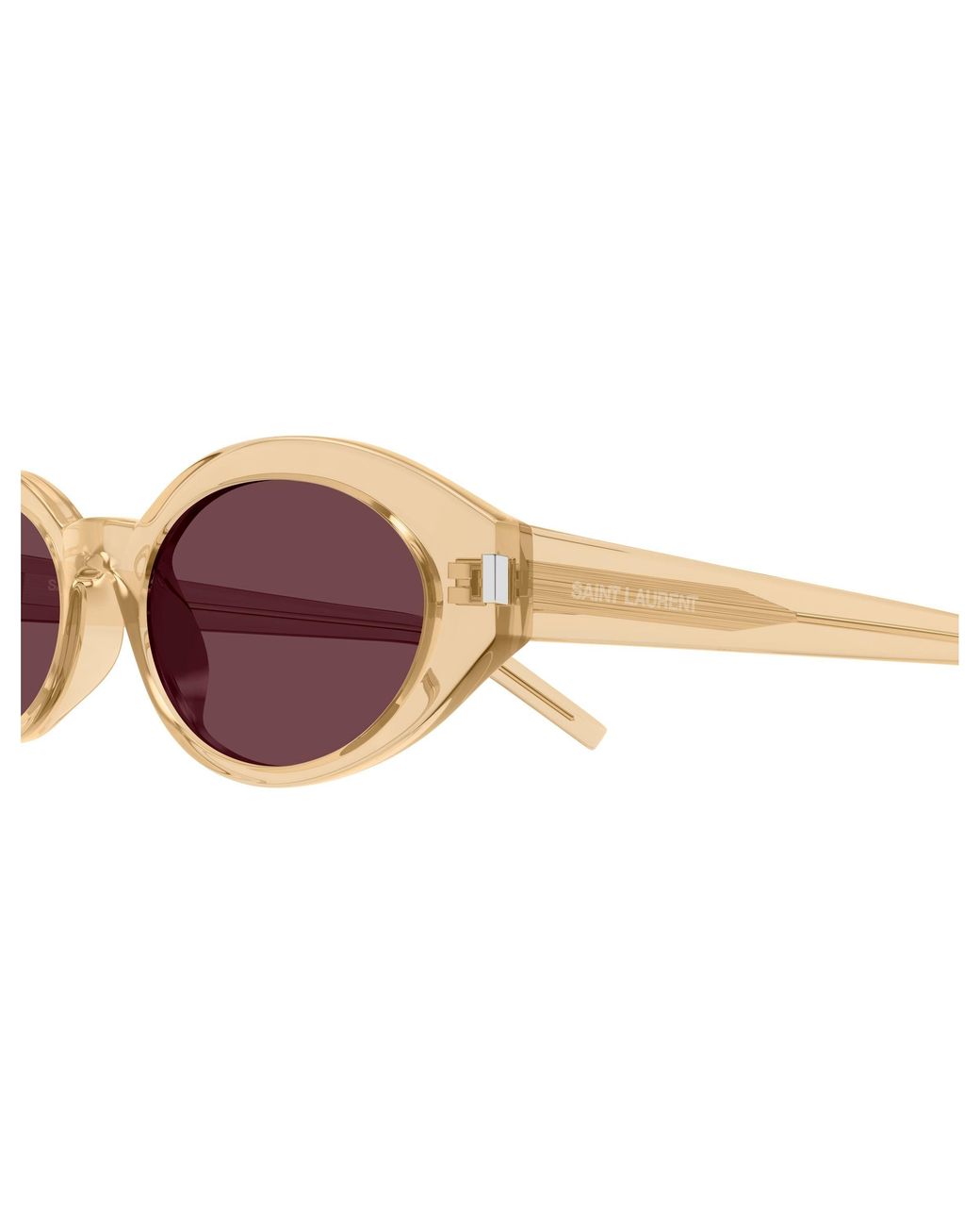 Saint Laurent Black Sl 567 007 Sunglasses Acetate Round
