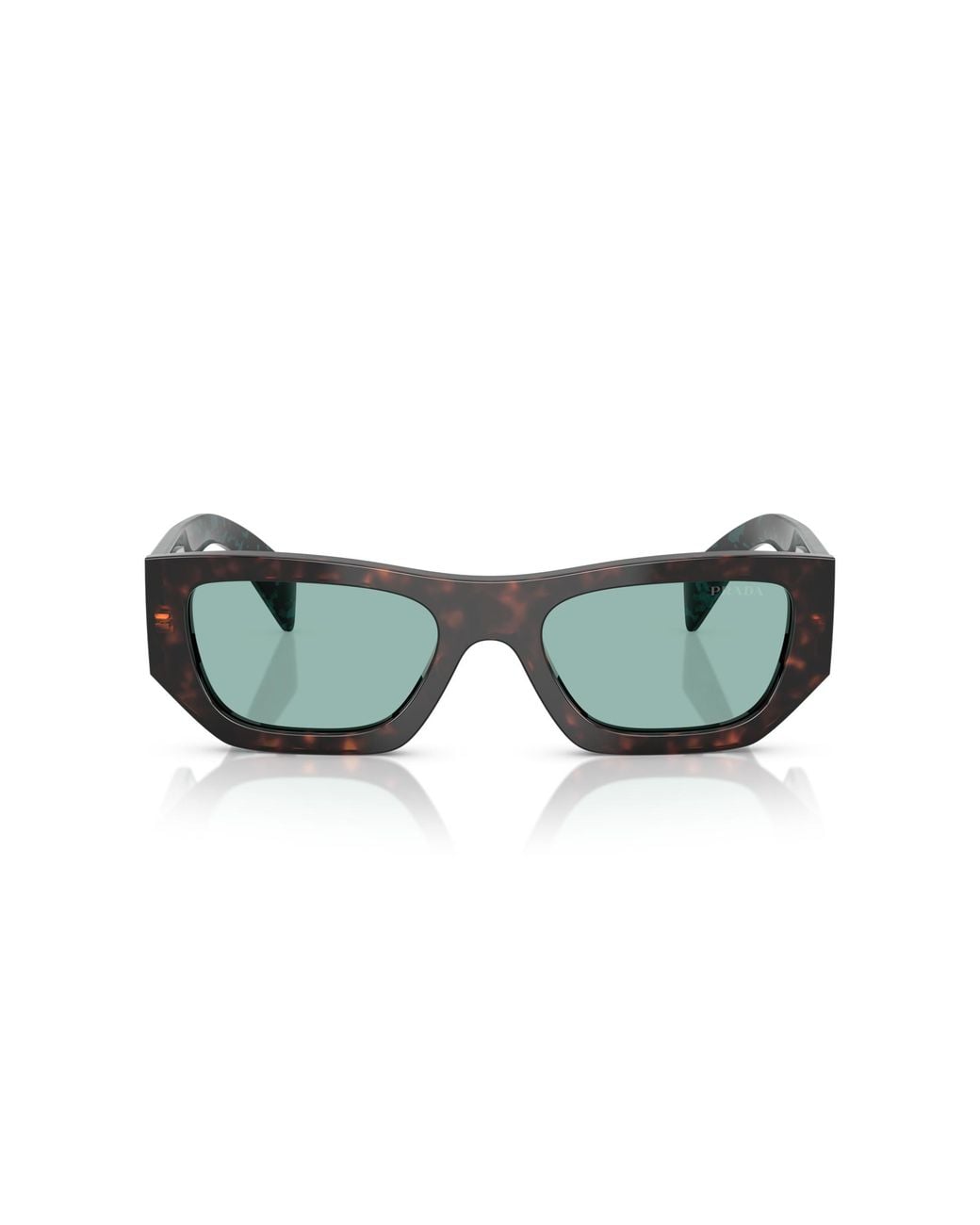 Prada Black Pr A01S 18Z40K Sunglasses Acetate Pillow Normal