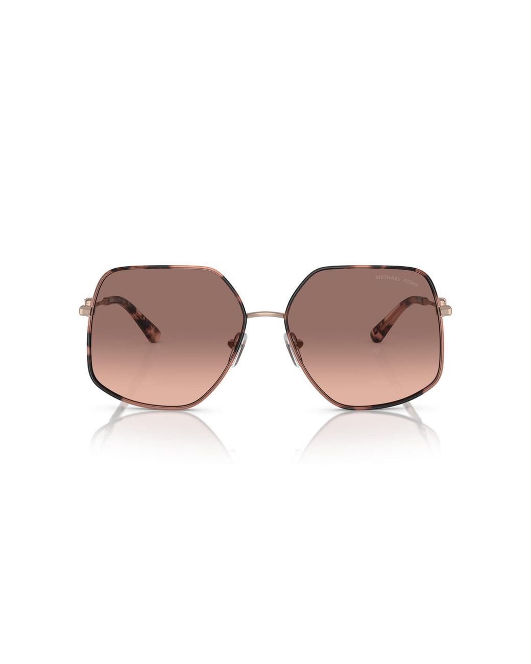 Michael Kors Black Mk1127J Empire Butterfly 110813 Sunglasses Metal Geometric Normal Shaded