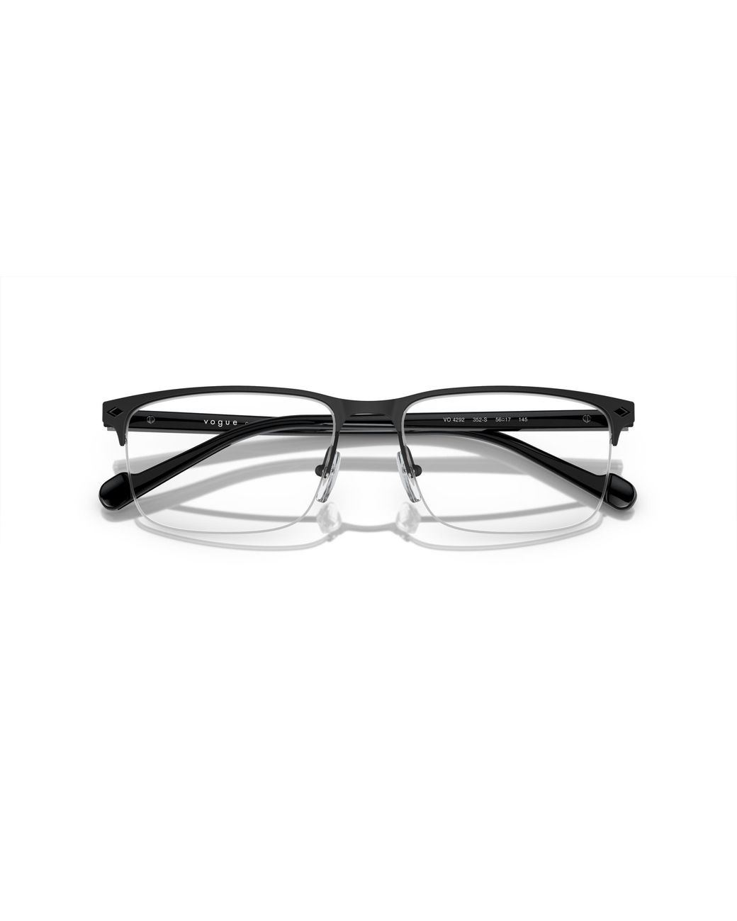 Vogue Eyewear Black Vo4292 352S Optical Frames Metal Squared Normal for men