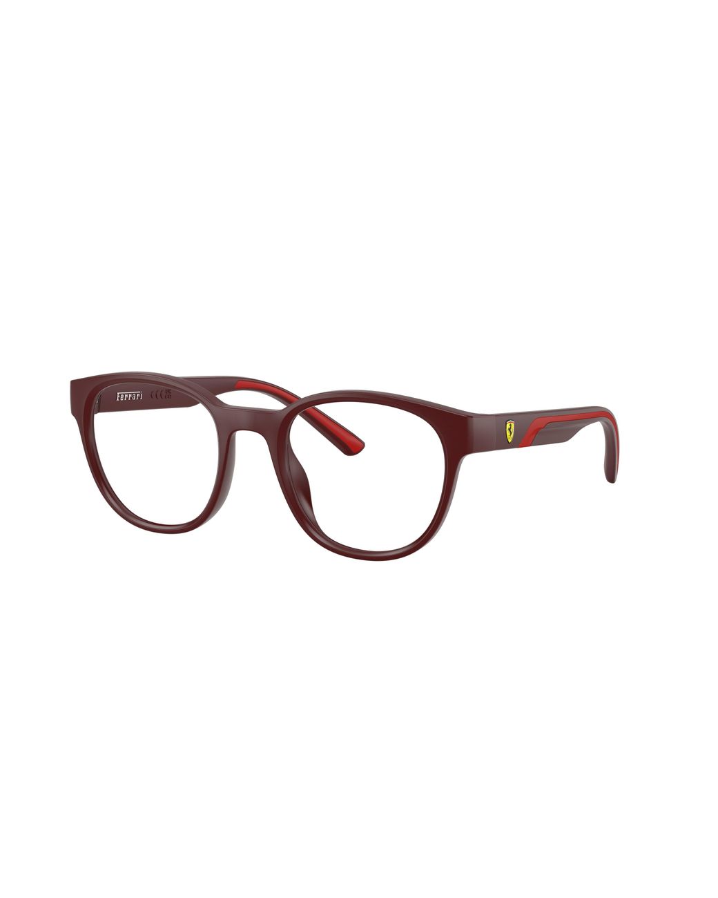 FERRARI SCUDERIA Black Fz8002U 530 Optical Frames Injected Transparent Pantos Normal for men