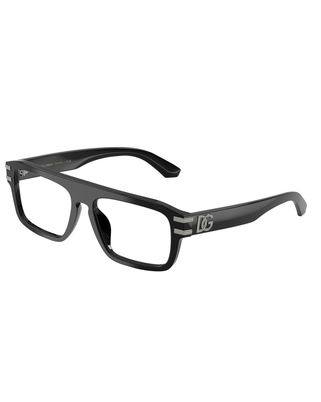 Dolce & Gabbana Black Dg3457 501 Optical Frames Acetate Transparent Squared Normal for men