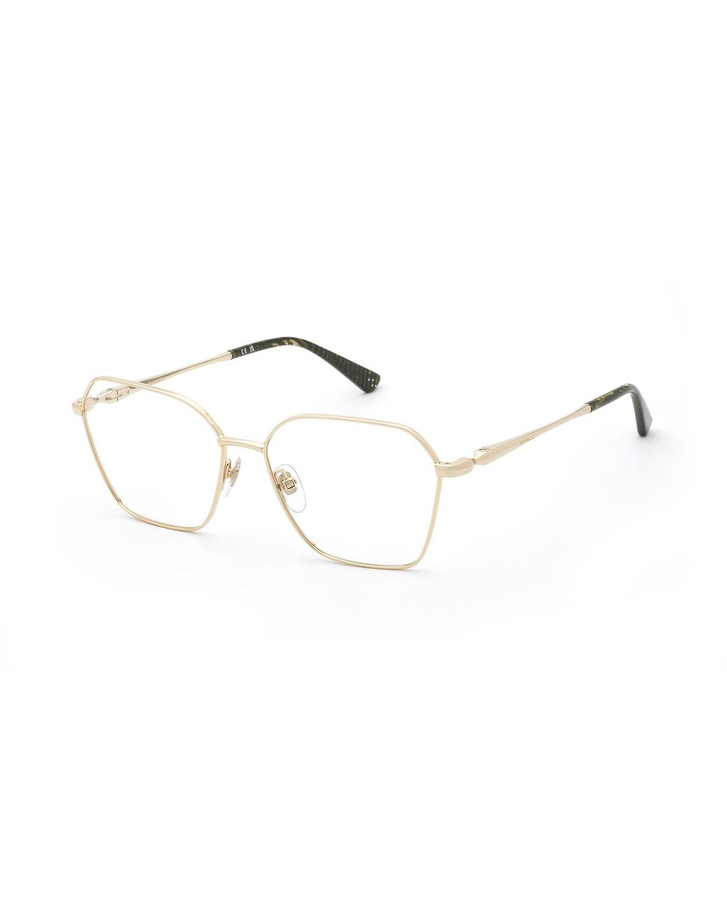 Nina Ricci Black Vnr474 300 Optical Frames Metal Geometric