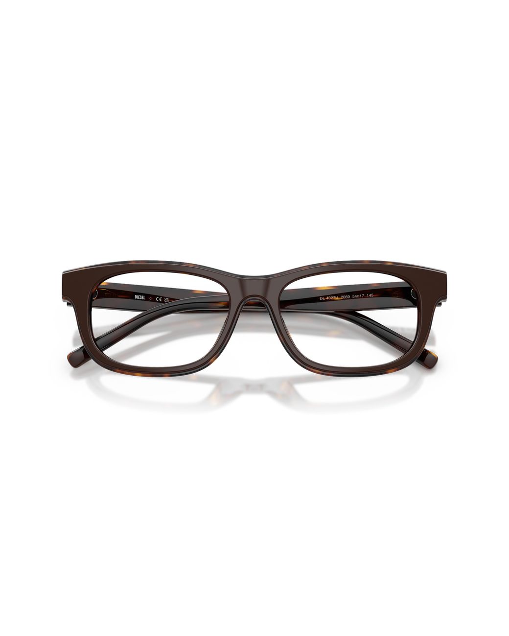 DIESEL Black Dl4027U 2069 Optical Frames Acetate Transparent Squared Normal