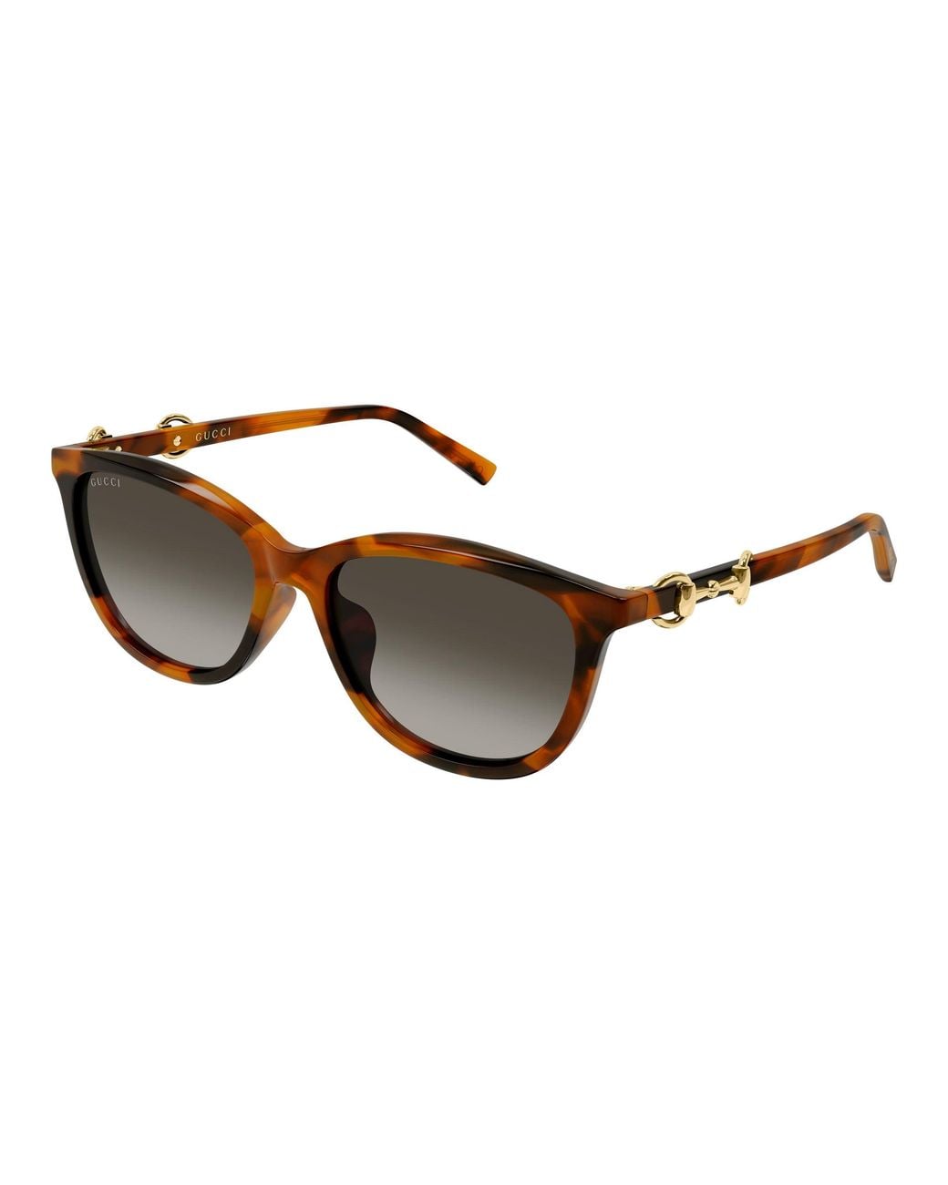 Gucci Black Gg2220Sk 002 Sunglasses Acetate Round Nuanced