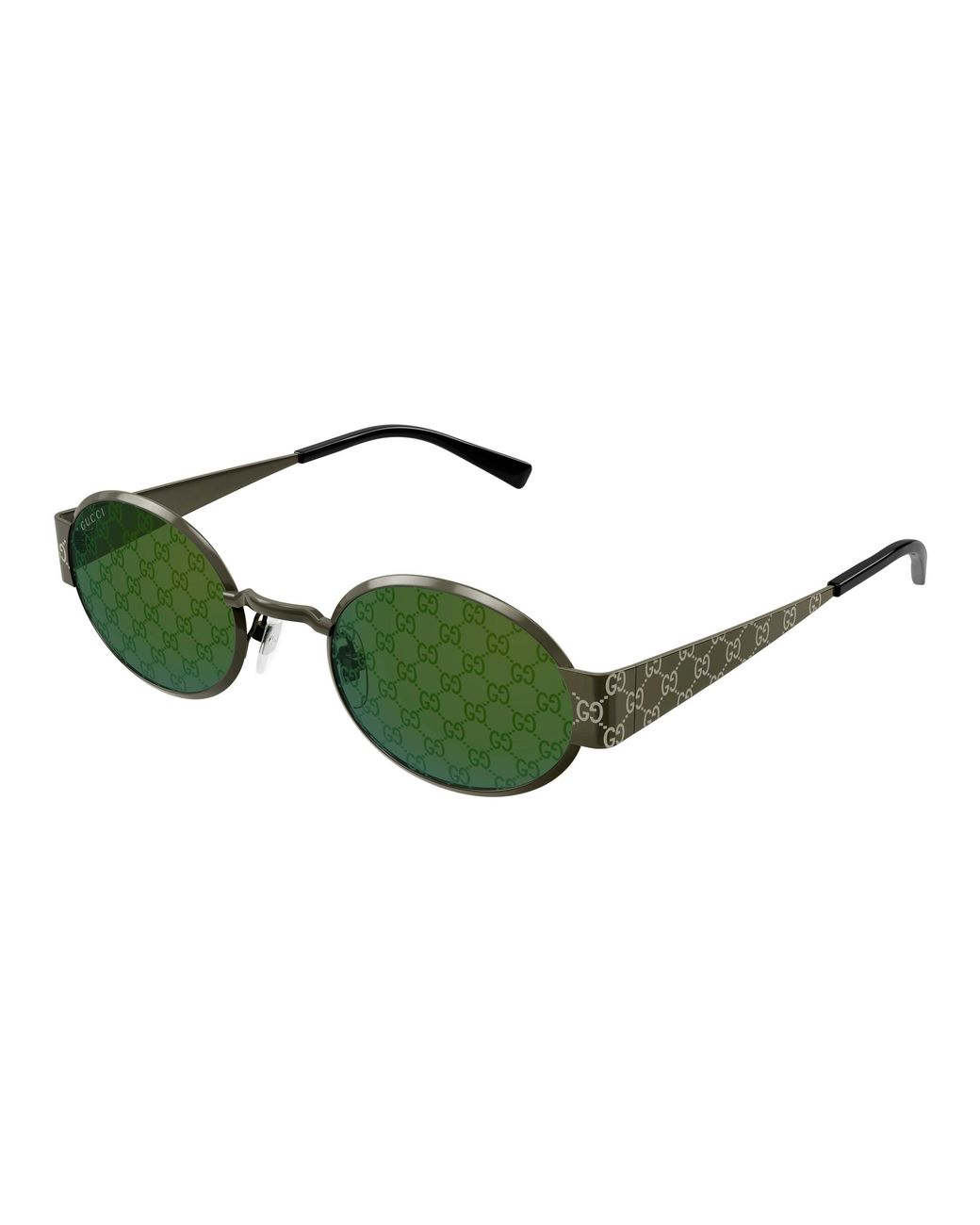 Gucci Green Gg1854S 003 Sunglasses Metal Round for men