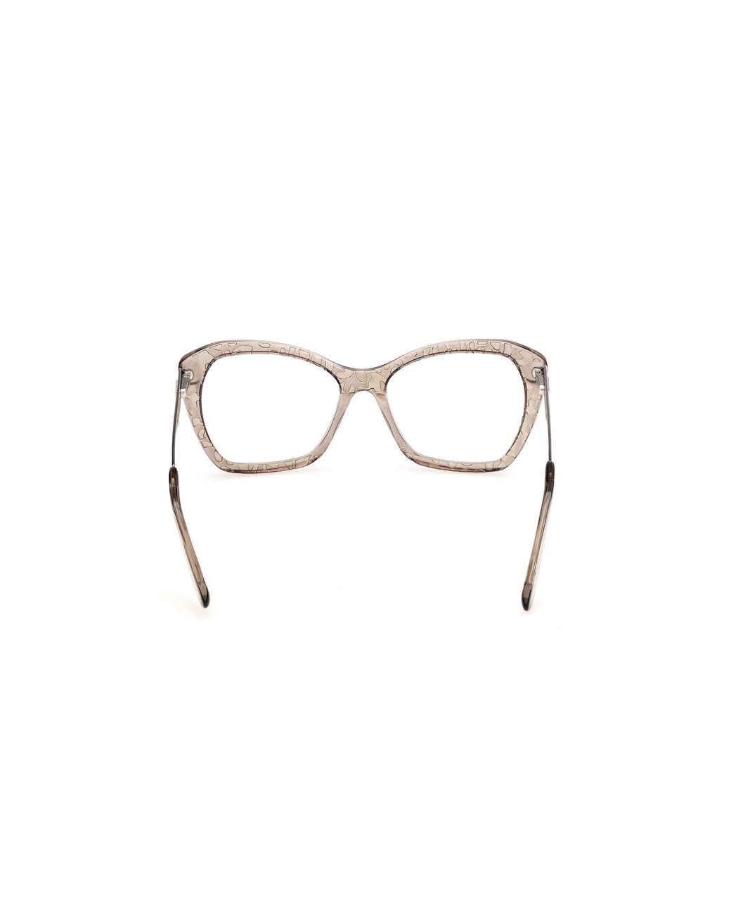 Guess Black Gu50441 96 Optical Frames Acetate Geometric Normal